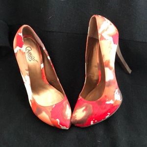 🤩BEAUTIFUL CARLOS SANTANA WATERCOLOR PUMPS🥰